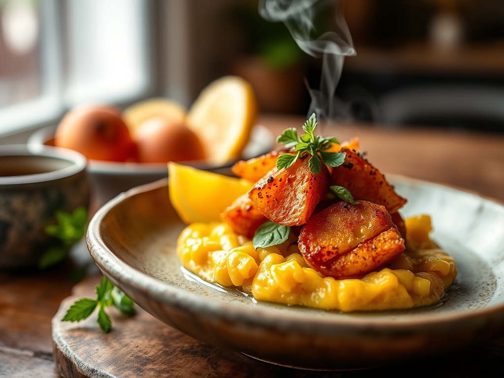 Bowl de desayuno tropical