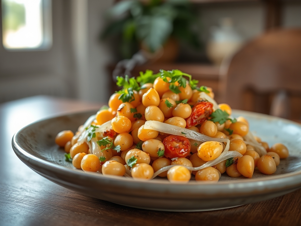 Ensalada de garbanzos bote