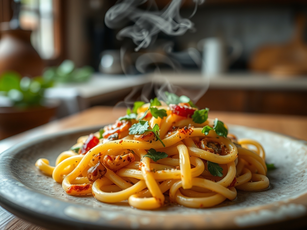 Ensalada de pasta potente