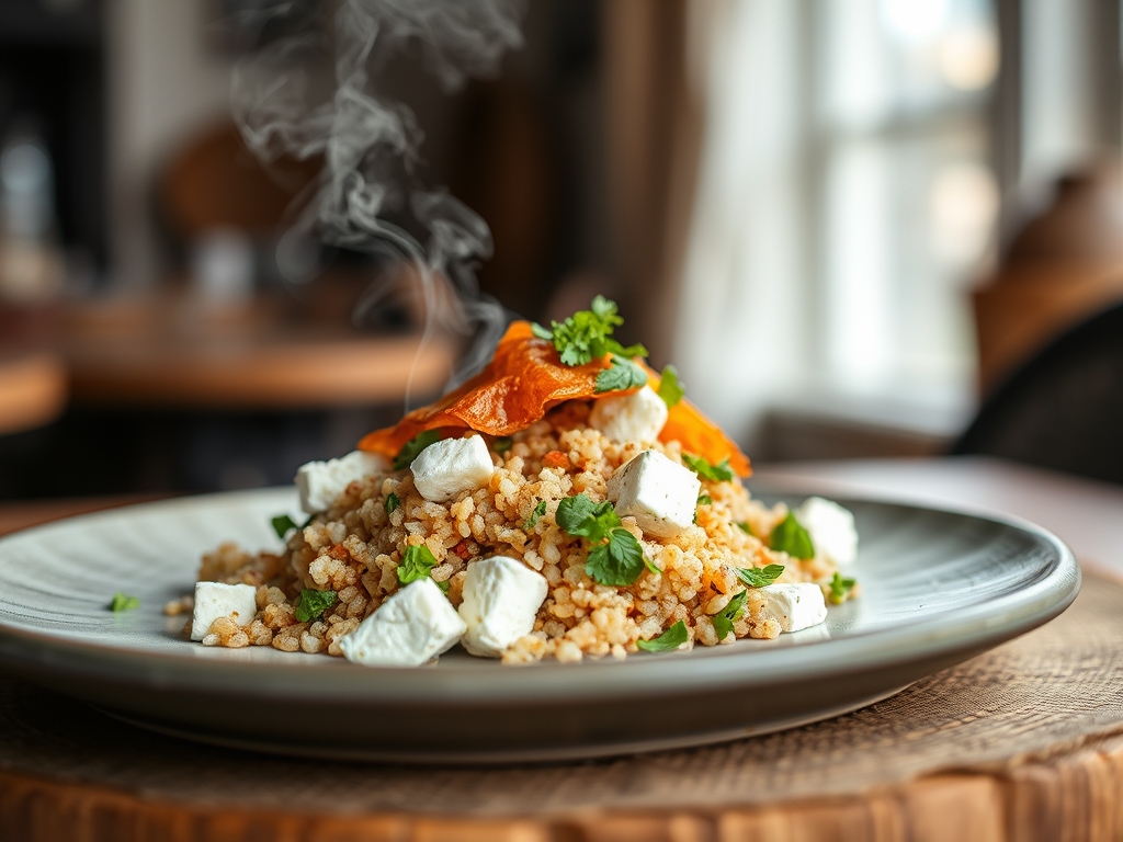 Ensalada de quinoa y feta