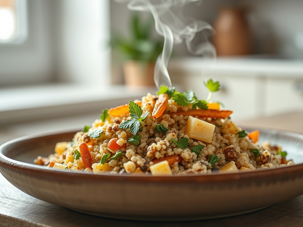 Ensalada de quinoa y granada