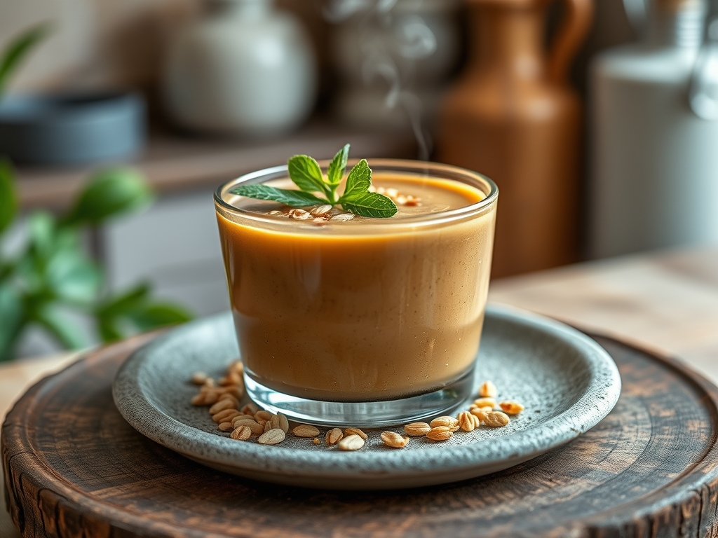 Smoothie de café y avena