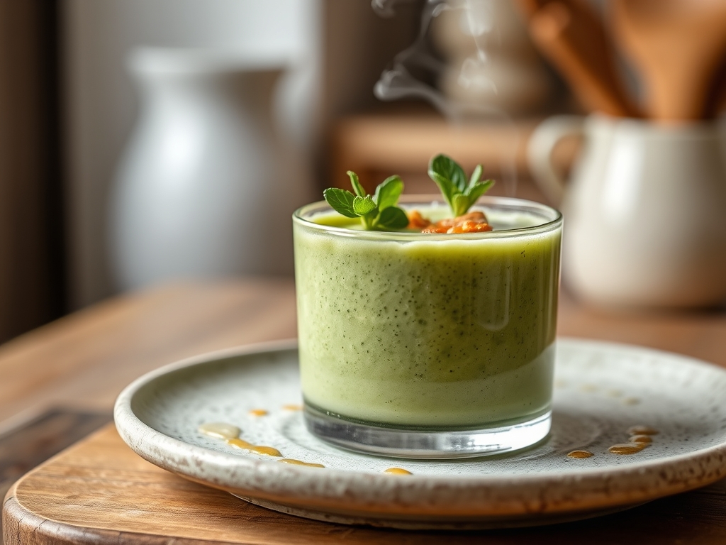 Smoothie verde de espinacas