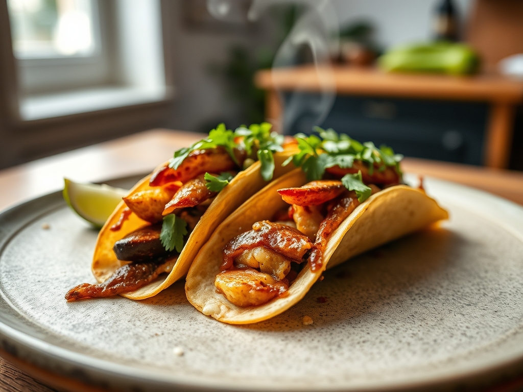 Tacos de ternera al minuto