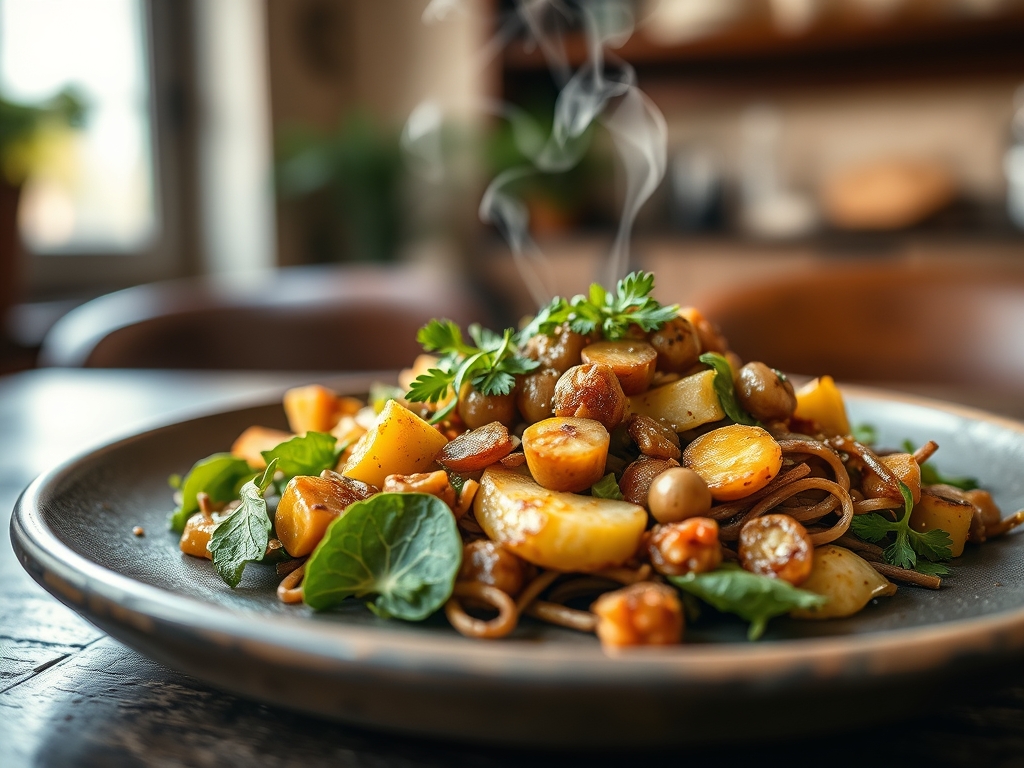 Ensalada de lentejas y aguacate