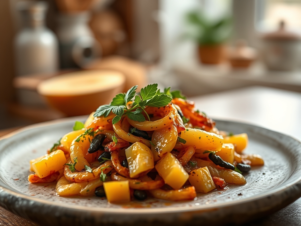Ensalada de lentejas y naranja