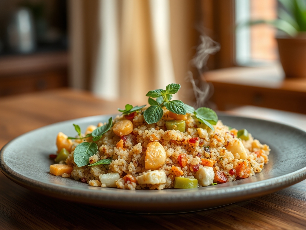 Ensalada de quinoa y pepino